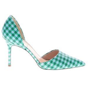 J Crew Gingham Heels